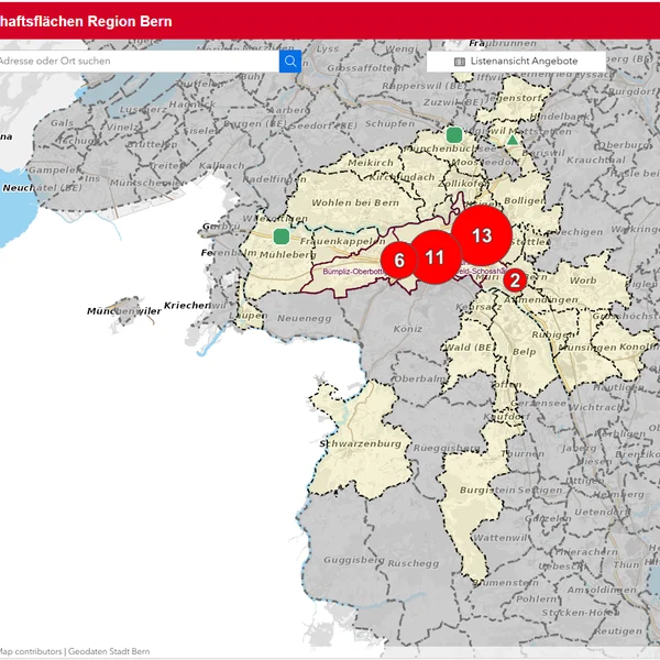 Newsletter 2|25: Wirtschaftsflächen Region Bern