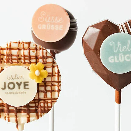 Atelier Joye bietet neu auch personalisierte Schokoladenprodukte an. Bild: zVg/Atelier Joye GmbH
