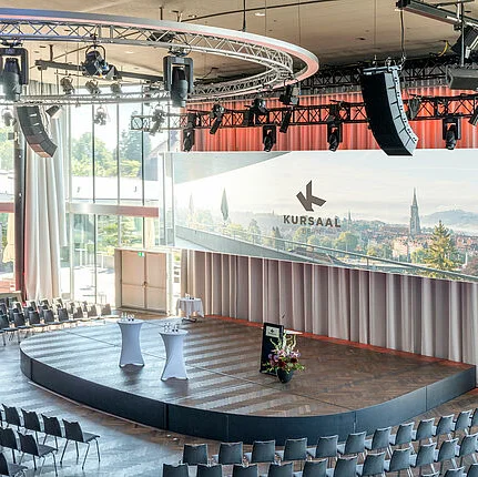 Das Circulator Forum lädt am 10. und 11. November in den Kursaal Bern. Bild: Kursaal Bern